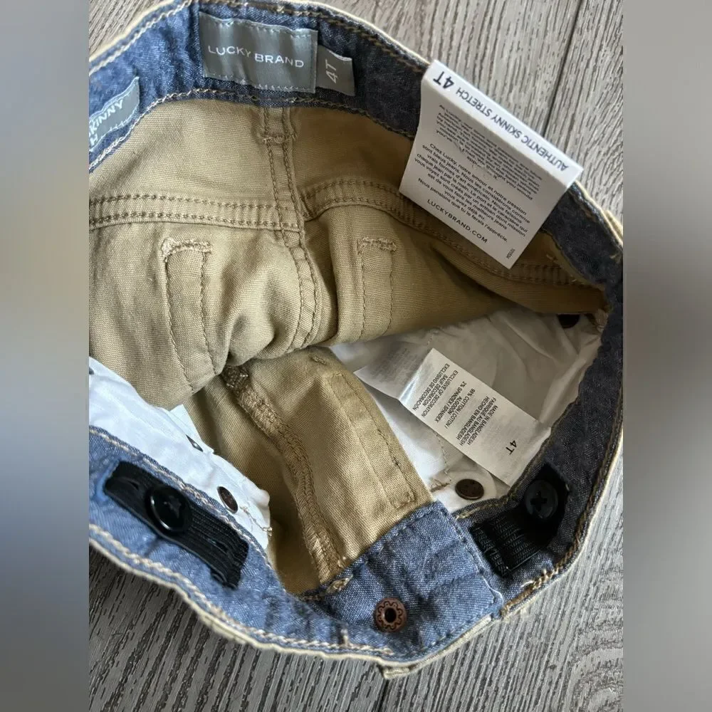 Lucky brand authentic skinny stretch with adjustable waist band